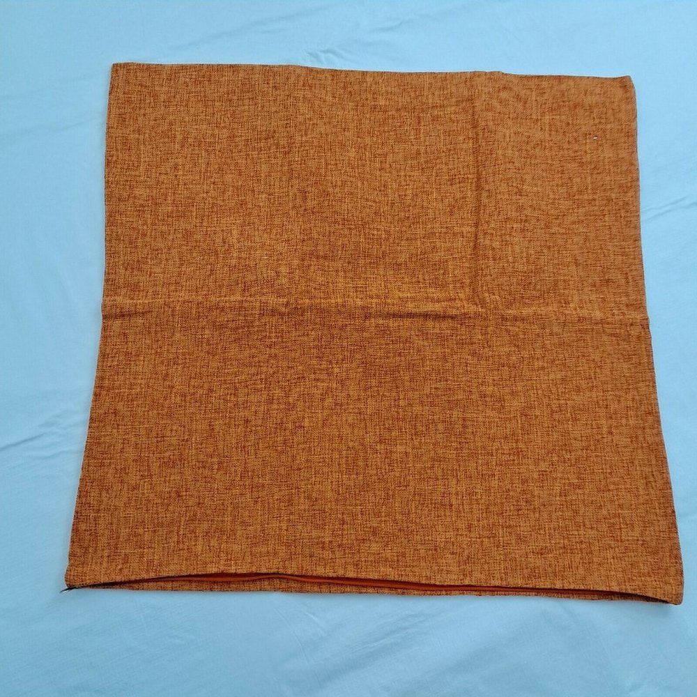 Orange Shades square two tone Pillow Cover Decorative